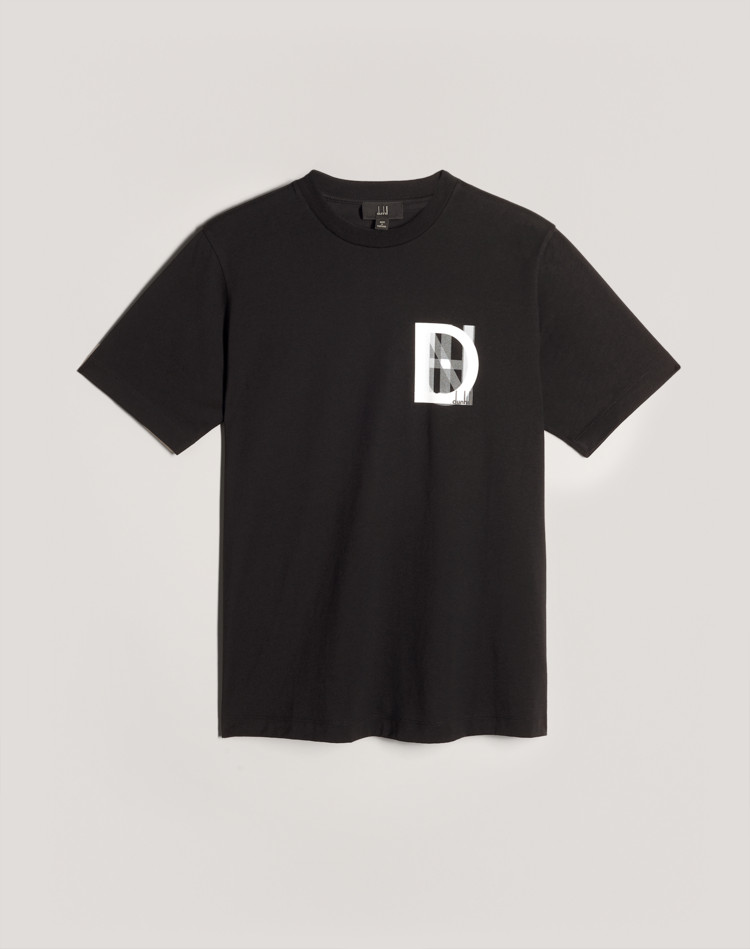 OVERPRINT SS T-SHIRT DUNHILL T-SHIRTS Man OVERPRINT SS T-SHIRT f