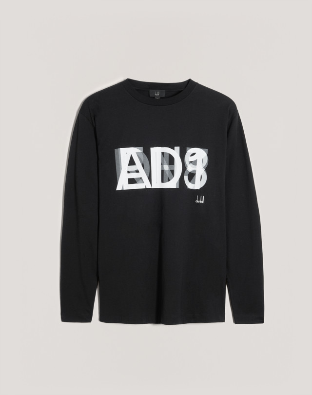 メンズ スモール オーバープリント ロングスリーブ Tシャツ | dunhill JP