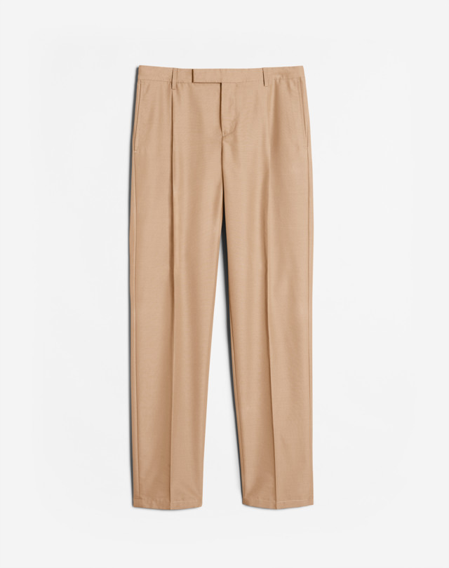 Men s COTTON SILK SINGLE PLEAT TROUSERS dunhill US Online Store