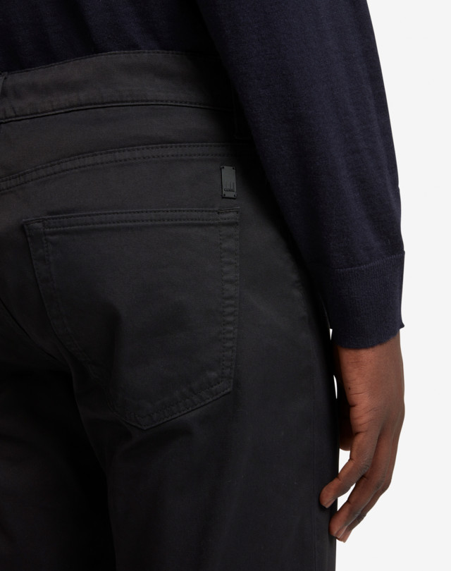 DUNHILL COTTON TWILL 5 POCKET TROUSERS CHINOS Man a
