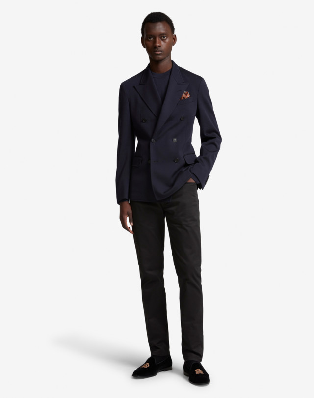 DUNHILL COTTON TWILL 5 POCKET TROUSERS CHINOS Man r