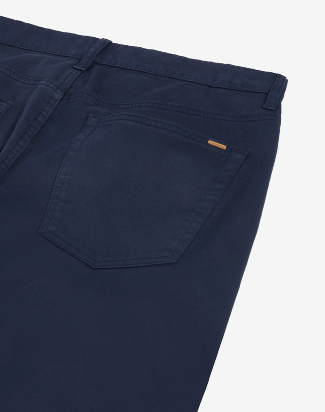 DUNHILL COTTON TWILL 5 POCKET TROUSERS CHINOS Man d