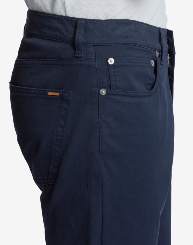 DUNHILL COTTON TWILL 5 POCKET TROUSERS CHINOS Man e
