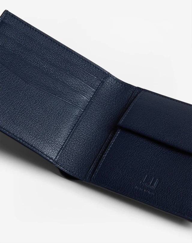 DUNHILL DUKE FINE LEATHER 4CC & COIN PURSE BILLFOLD BILLFOLDS Man r