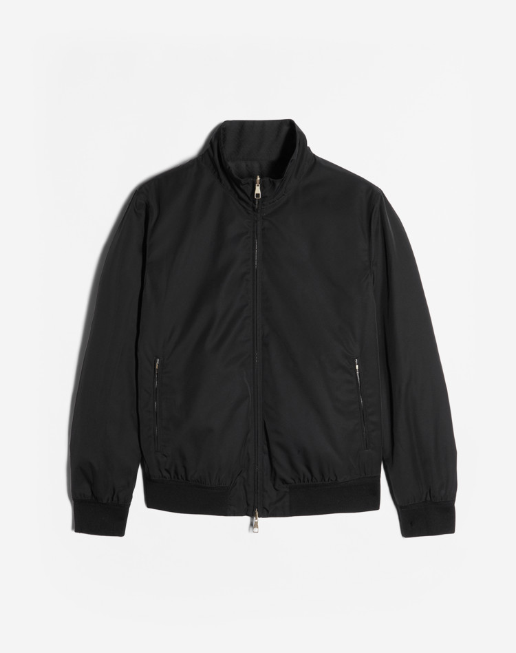 SIGNATURE REVERSIBLE TRACK JACKET DUNHILL BOMBER JACKETS Man SIGNATURE REVERSIBLE TRACK JACKET f