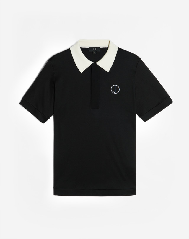 DUNHILL D CONTRAST COLLAR POLO POLOS Man f