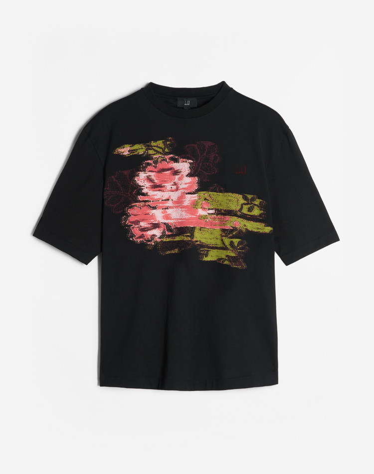 ABSTRACT FLORALS T-SHIRT DUNHILL T-SHIRTS Man ABSTRACT FLORALS T-SHIRT f