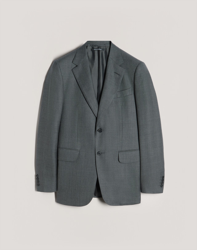 DUNHILL WOOL PRINCE OF WALES KENSINGTON JACKET BLAZERS Man f