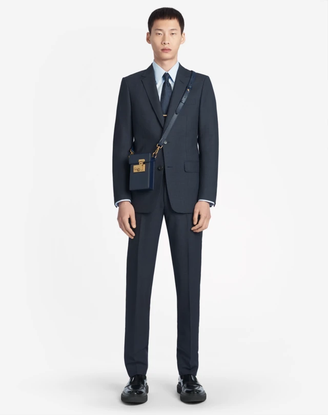 DUNHILL WOOL MICRO CHECK MAYFAIR JACKET BLAZERS Man r
