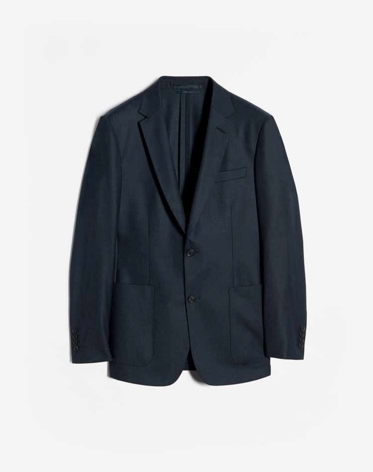 MICRO CHECK FLANNEL MAYFAIR JACKET DUNHILL BLAZERS Man MICRO CHECK FLANNEL MAYFAIR JACKET f
