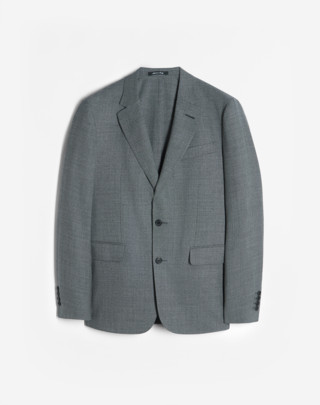 Wool Micro Check Travel Jacket