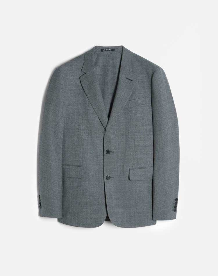 WOOL MICRO CHECK TRAVEL JACKET DUNHILL BLAZERS Man WOOL MICRO CHECK TRAVEL JACKET f
