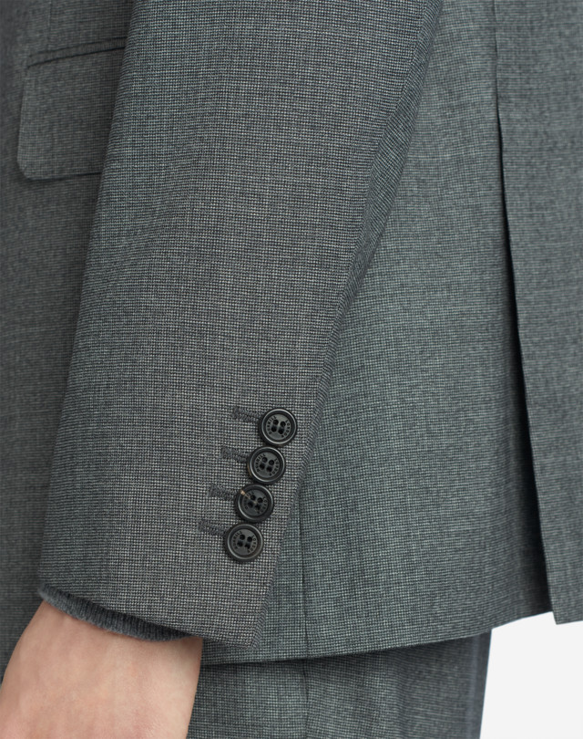 DUNHILL WOOL MICRO CHECK TRAVEL JACKET BLAZERS Man b