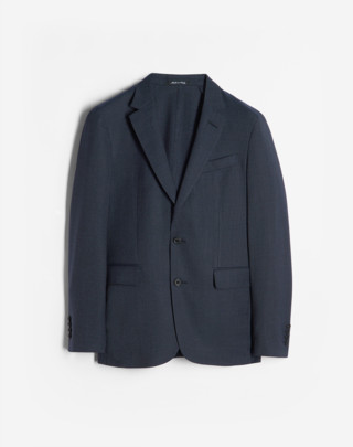 Wool Micro Check Travel Jacket