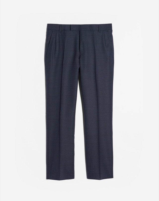DUNHILL WOOL PRINCE OF WALES WINDOWPANE BELGRAVIA TROUSERS FORMAL TROUSERS Man f