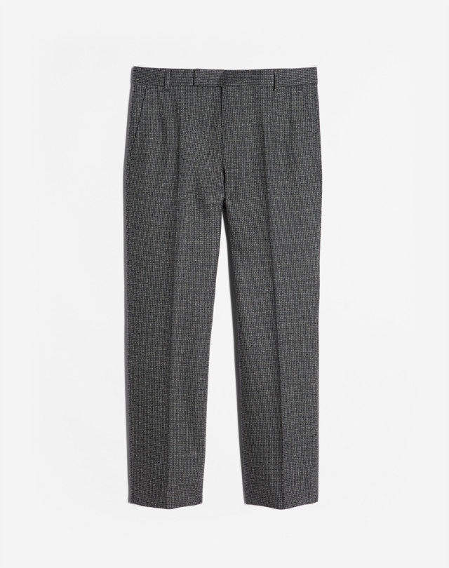 DUNHILL WOOL PIED POULE BELGRAVIA TROUSERS FORMAL TROUSERS Man f