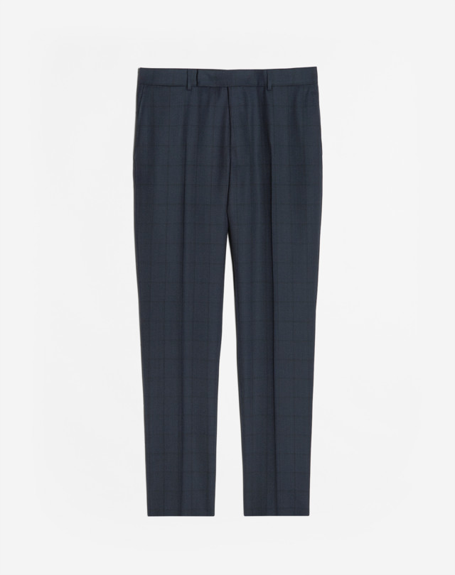 DUNHILL WOOL MICRO CHECK MAYFAIR TROUSERS FORMAL TROUSERS Man f