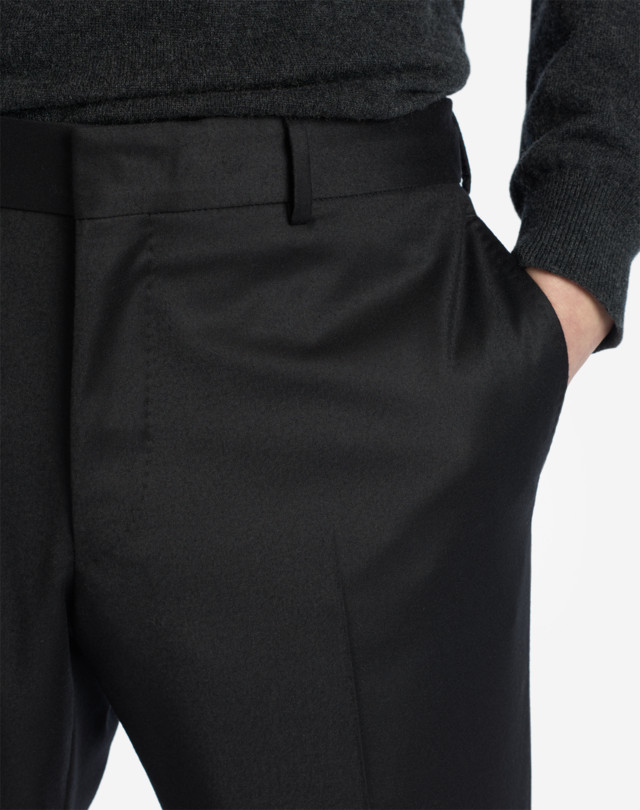 DUNHILL FLANNEL TRAVEL TROUSERS FORMAL TROUSERS Man a