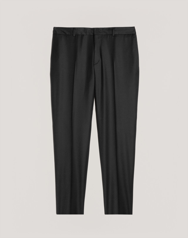 DUNHILL FLANNEL TRAVEL TROUSERS FORMAL TROUSERS Man b