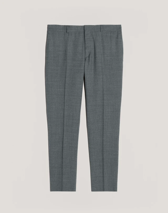 DUNHILL WOOL MICRO CHECK TRAVEL TROUSERS FORMAL TROUSERS Man b