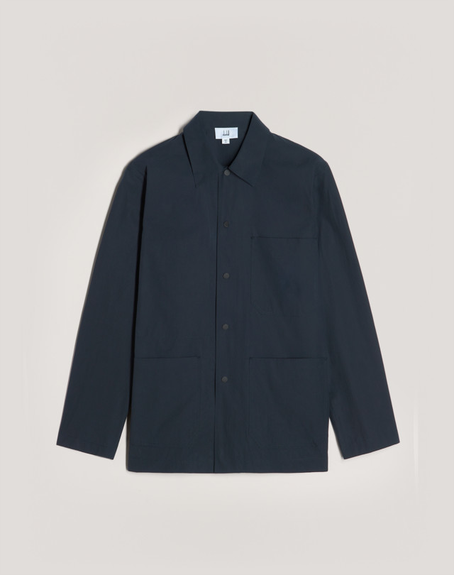 DUNHILL COTTON NYLON OVERSHIRT LONG SLEEVE CASUAL SHIRTS Man f