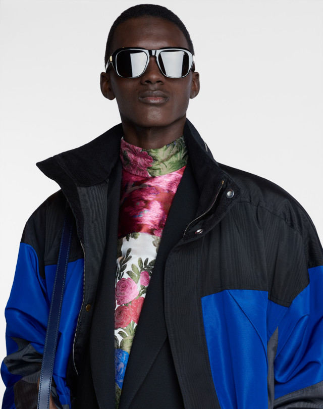 DUNHILL ABSTRACT FLORALS REVERSE SHIRT LONG SLEEVE CASUAL SHIRTS Man e