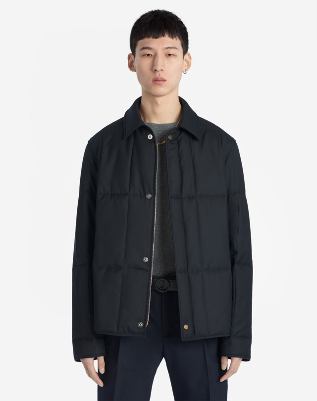 Men's Ink Rollagas Cashmere Short Car Coat | dunhill AR Online Store