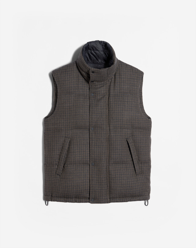 CHECK DOWN GILET