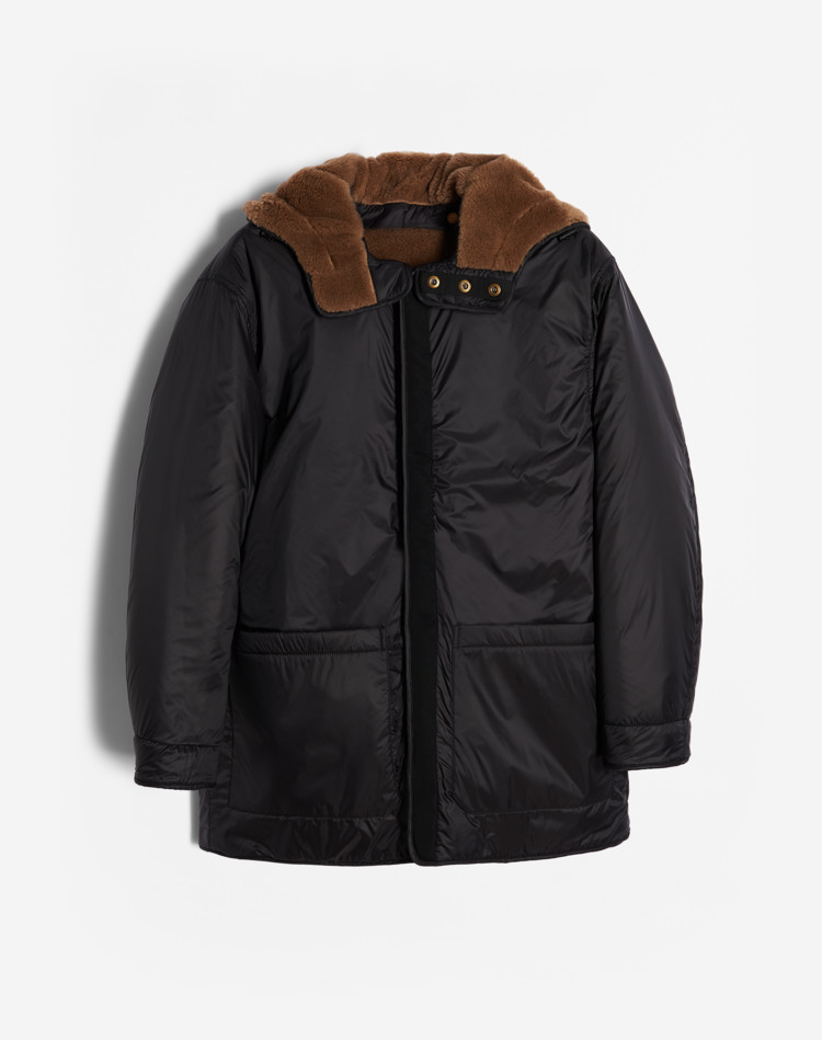 DUNHILL COMPENDIUM SHEARLING REVERSIBLE COAT DUNHILL DOWN JACKETS Man DUNHILL COMPENDIUM SHEARLING REVERSIBLE COAT f