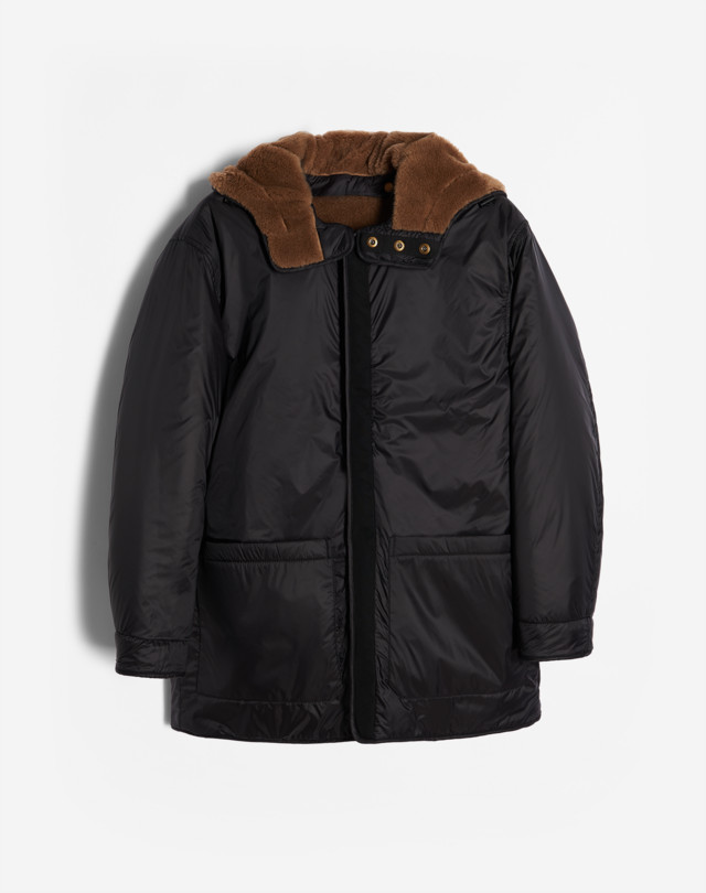 DUNHILL DUNHILL COMPENDIUM SHEARLING REVERSIBLE COAT DOWN JACKETS Man f