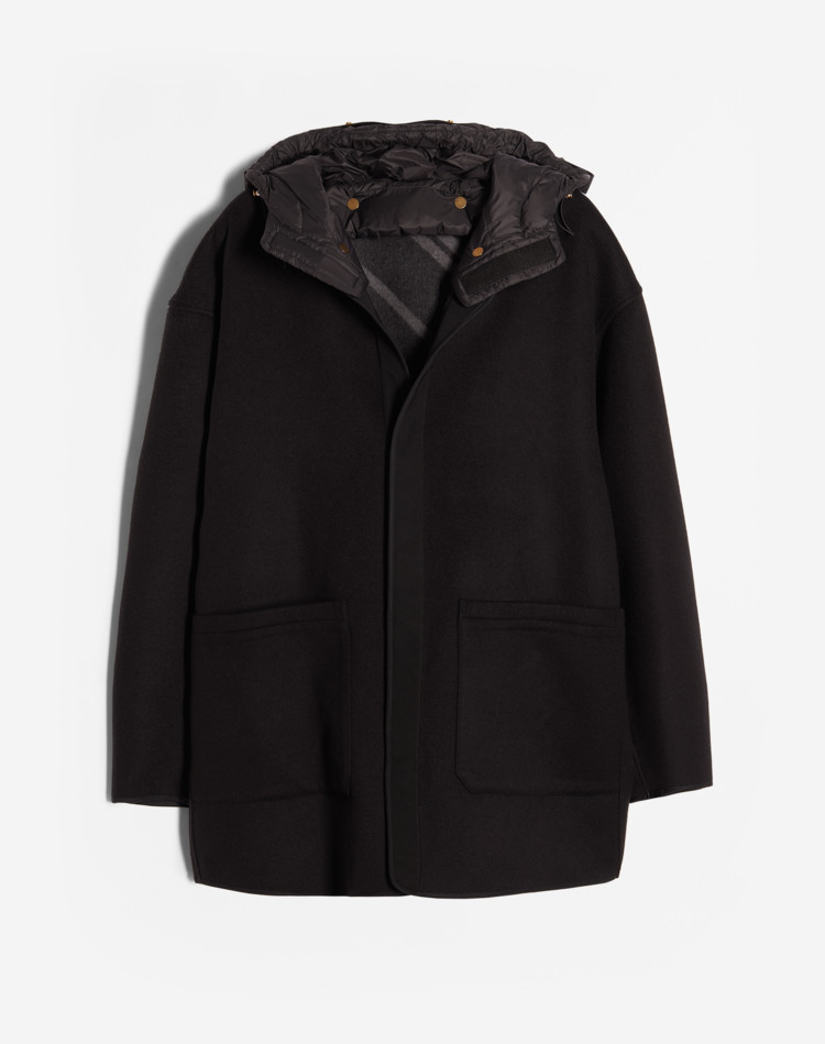DUNHILL COMPENDIUM DOUBLE-FACED WOOL CASHMERE COAT DUNHILL CAR COATS Man DUNHILL COMPENDIUM DOUBLE-FACED WOOL CASHMERE COAT f