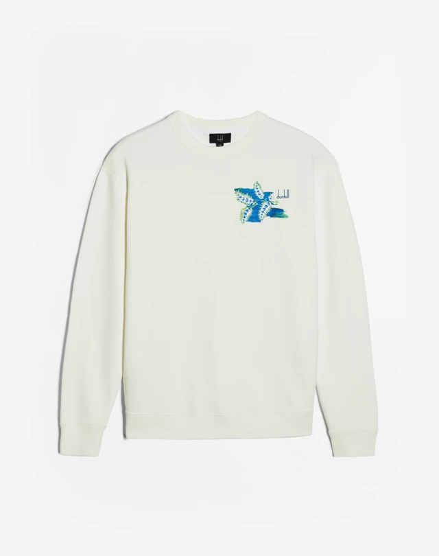 lezing een miljard Melodieus Men's ABSTRACT FLORALS EMBROIDERY SWEATSHIRT | dunhill US Online Store