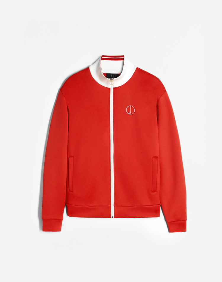 D TRACK JACKET DUNHILL SWEATSHIRTS Man D TRACK JACKET f