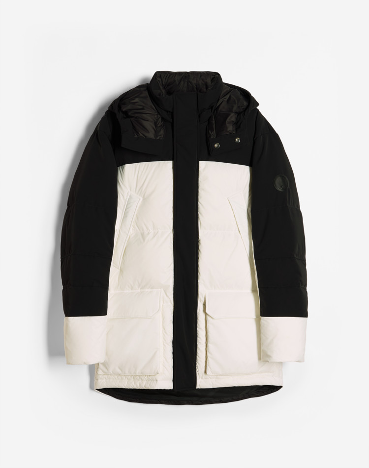 CONTRAST D DOWN PARKA DUNHILL PARKAS Man CONTRAST D DOWN PARKA f
