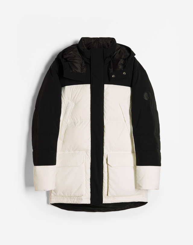 DUNHILL CONTRAST D DOWN PARKA DOWN JACKETS Man f