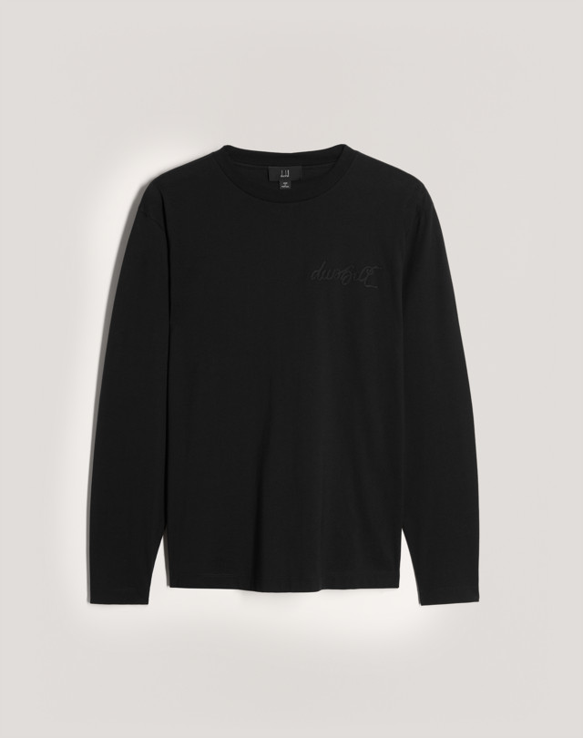 DUNHILL 1921 SCRIPT LOGO LS T-SHIRT T-SHIRTS Man b