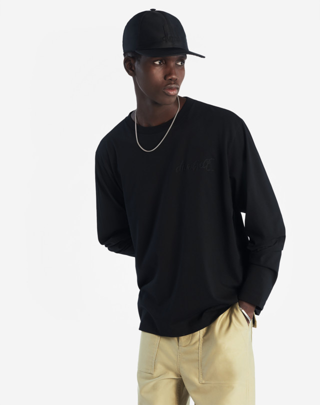 DUNHILL 1921 SCRIPT LOGO LS T-SHIRT T-SHIRTS Man d