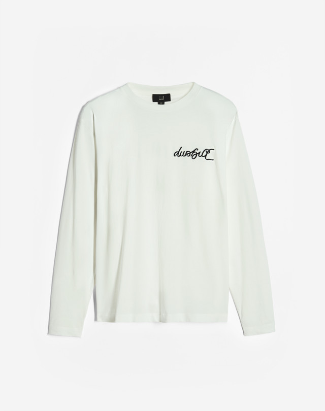 Men's Script Logo Sleeve T Shirt | dunhill US Online