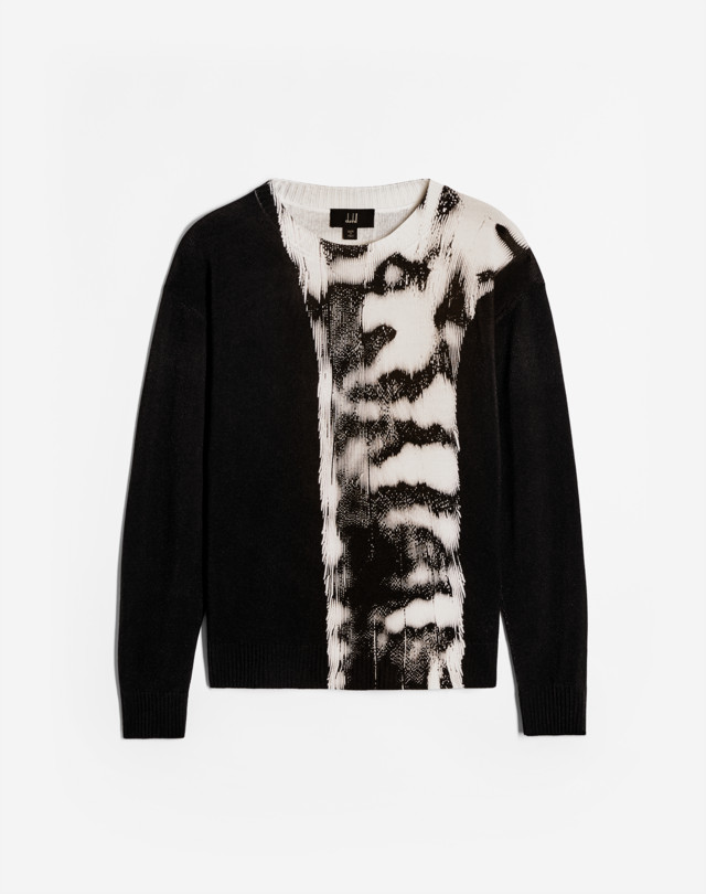 DUNHILL PULL ELLEN CAREY BLACK PULL WITH TWO FILIGREES PULLS Homme f