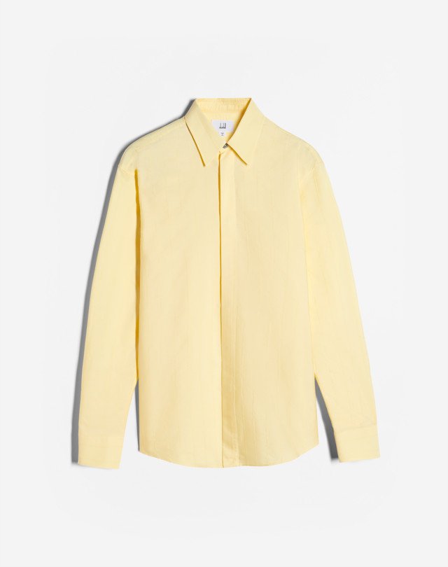 DUNHILL COTTON STITCH SHIRT LONG SLEEVE CASUAL SHIRTS Man f