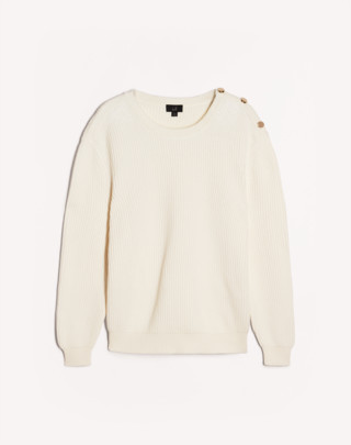D BUTTON RIBBED JUMPER 
