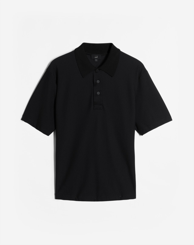 DUNHILL SHORT SLEEVE MESH POLO POLOS Man f