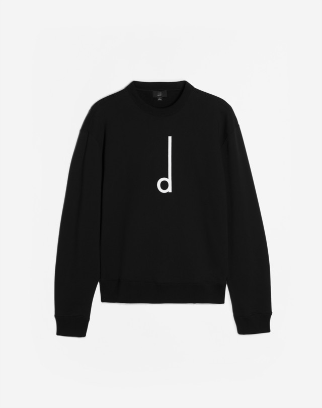 DUNHILL D APPLIQUÉ SWEATSHIRT SWEATSHIRTS Man f