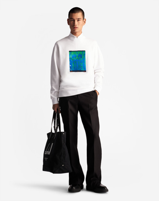 ellen red face sweatshirt