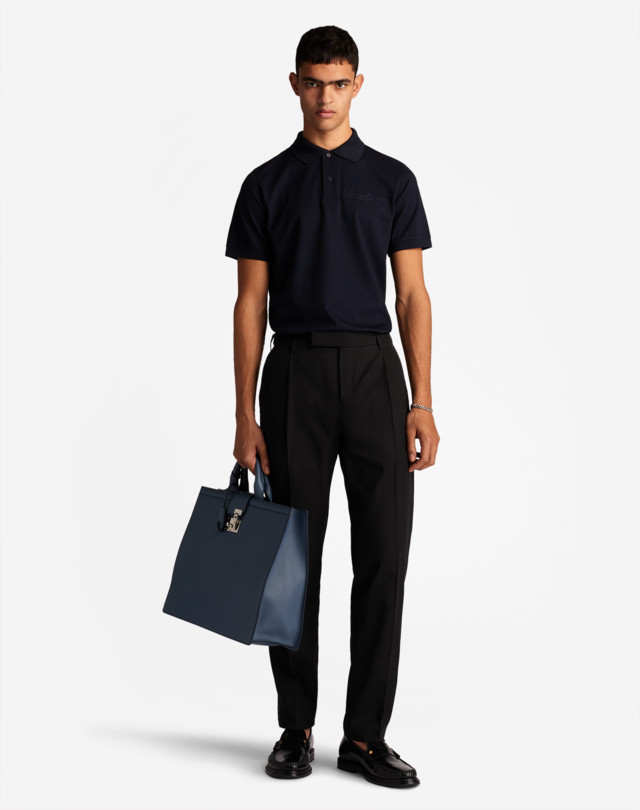 DUNHILL 1921 SCRIPT LOGO SHORT SLEEVE POLO POLOS Man r