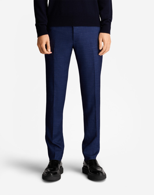 DUNHILL SILK CASHMERE LINEN BLEND KENSINGTON TROUSERS FORMAL TROUSERS Man d