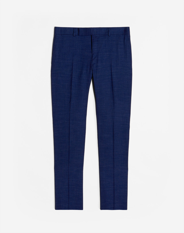 DUNHILL Silk Cashmere Linen Blend Kensington Trousers FORMAL TROUSERS Man f