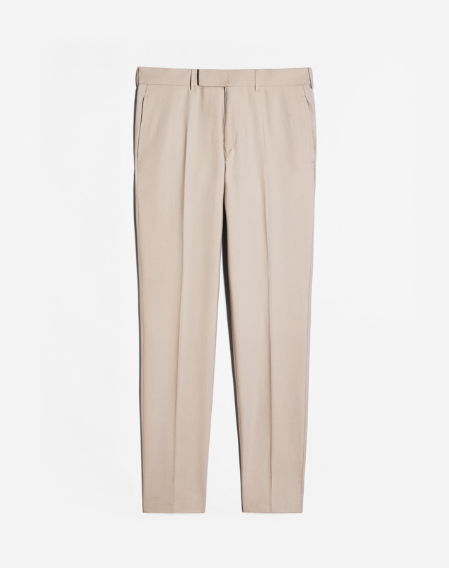 DUNHILL SEERSUCKER MAYFAIR TROUSERS FORMAL TROUSERS Man f
