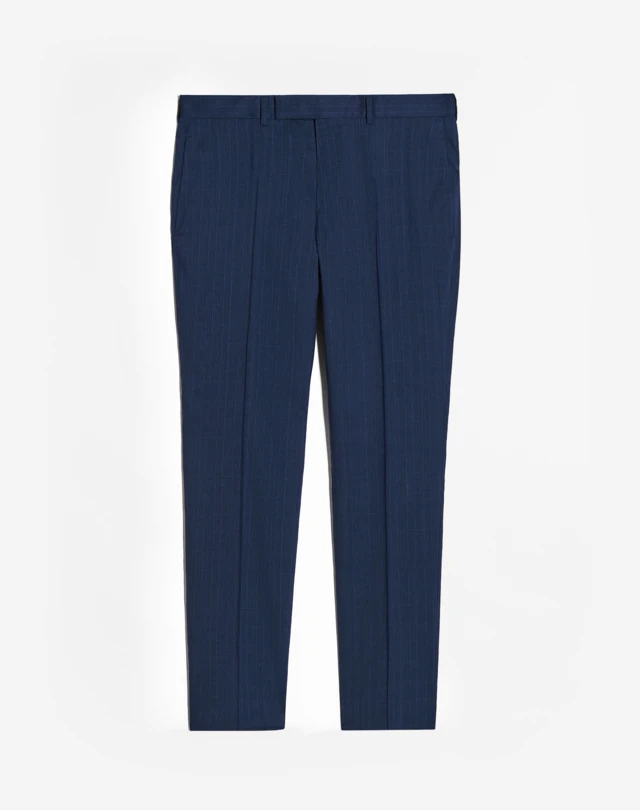 DUNHILL WOOL SILK LINEN PRINCE OF WALES MAYFAIR TROUSERS FORMAL TROUSERS Man f