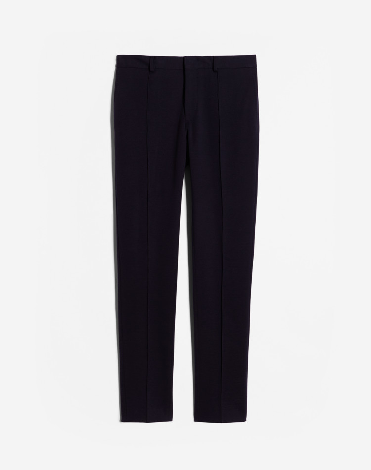 Travel Wool Jersey Blend Trousers DUNHILL FORMAL TROUSERS Man Travel Wool Jersey Blend Trousers f